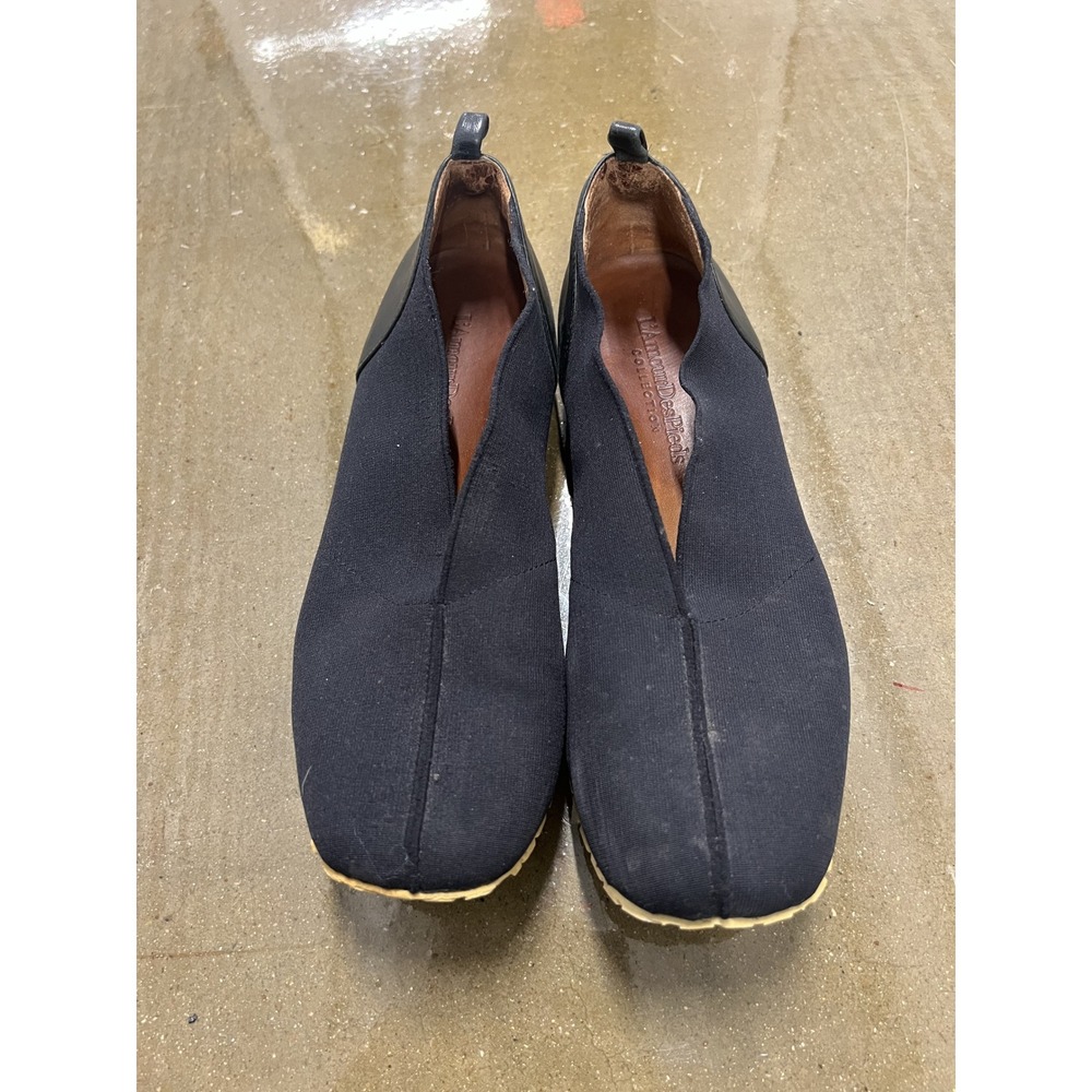 L'Amour Des Pieds Talla Slip On Sneakers Size 9M Womens Black Leather Flat